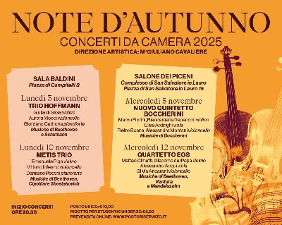 Note d’autunno | Quartetto Eos