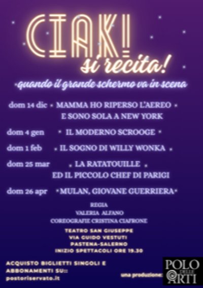 CIAK! …si recita! | Rassegna Teatrale Polo delle Arti