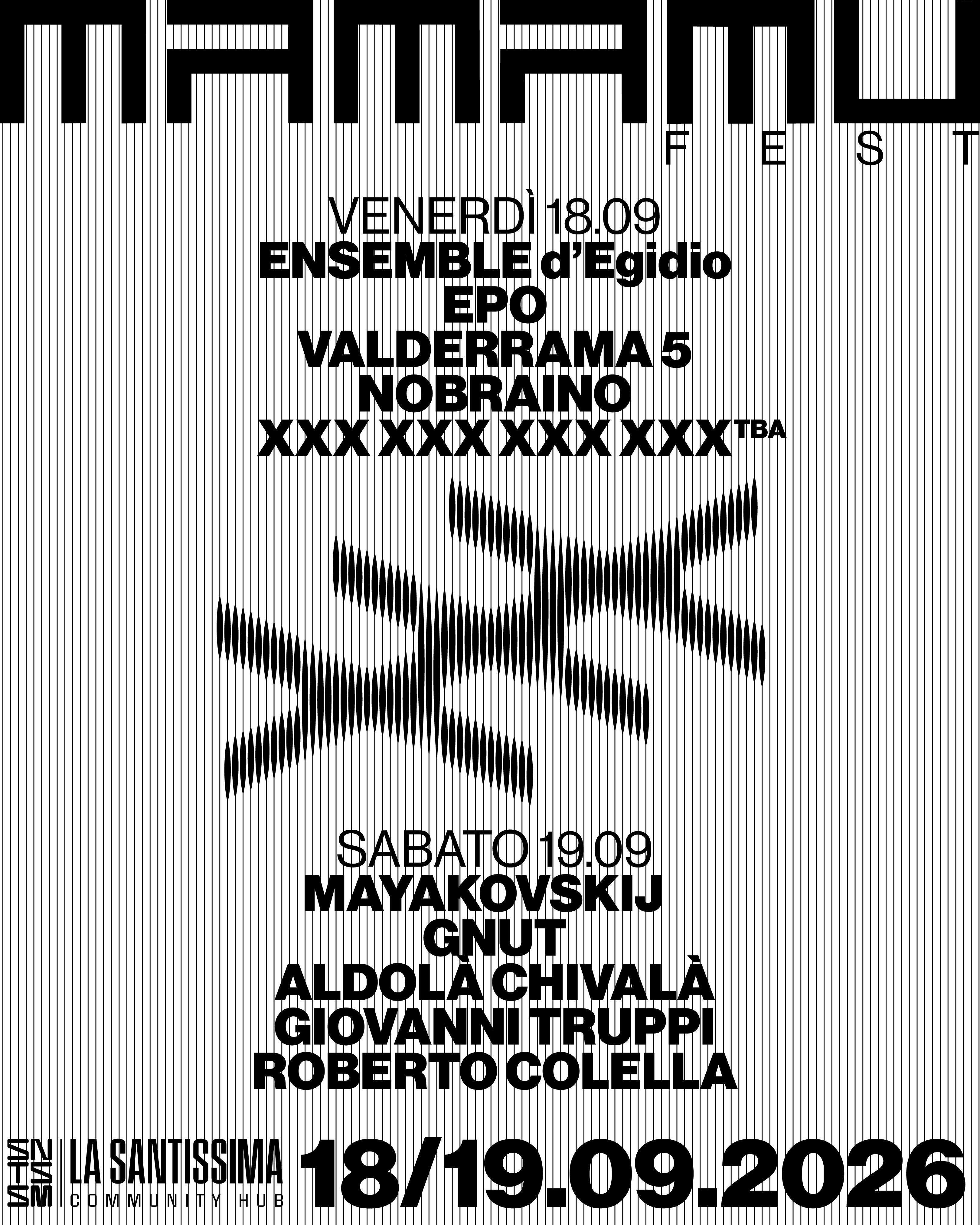 Abbonamento Mamamu Festival