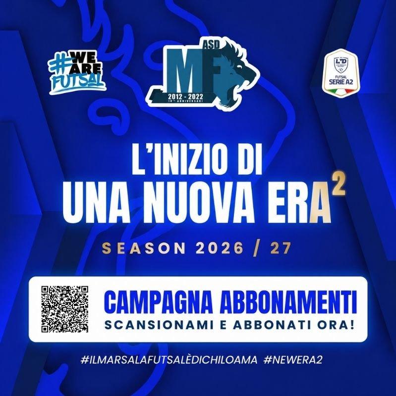 Abbonamento Marsala Futsal 2012 - 2026/27
