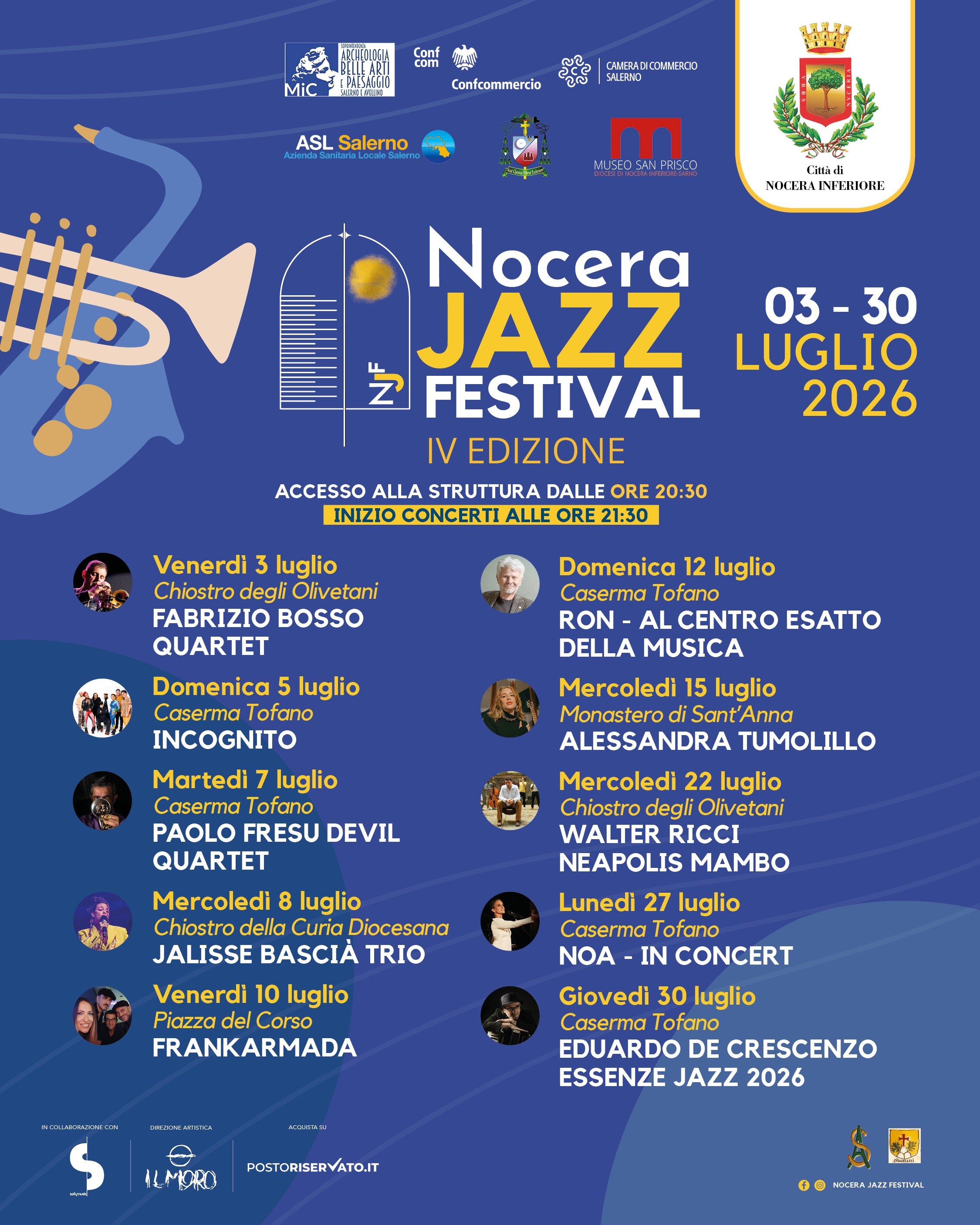 Abbonamento Nocera Jazz Festival 2026