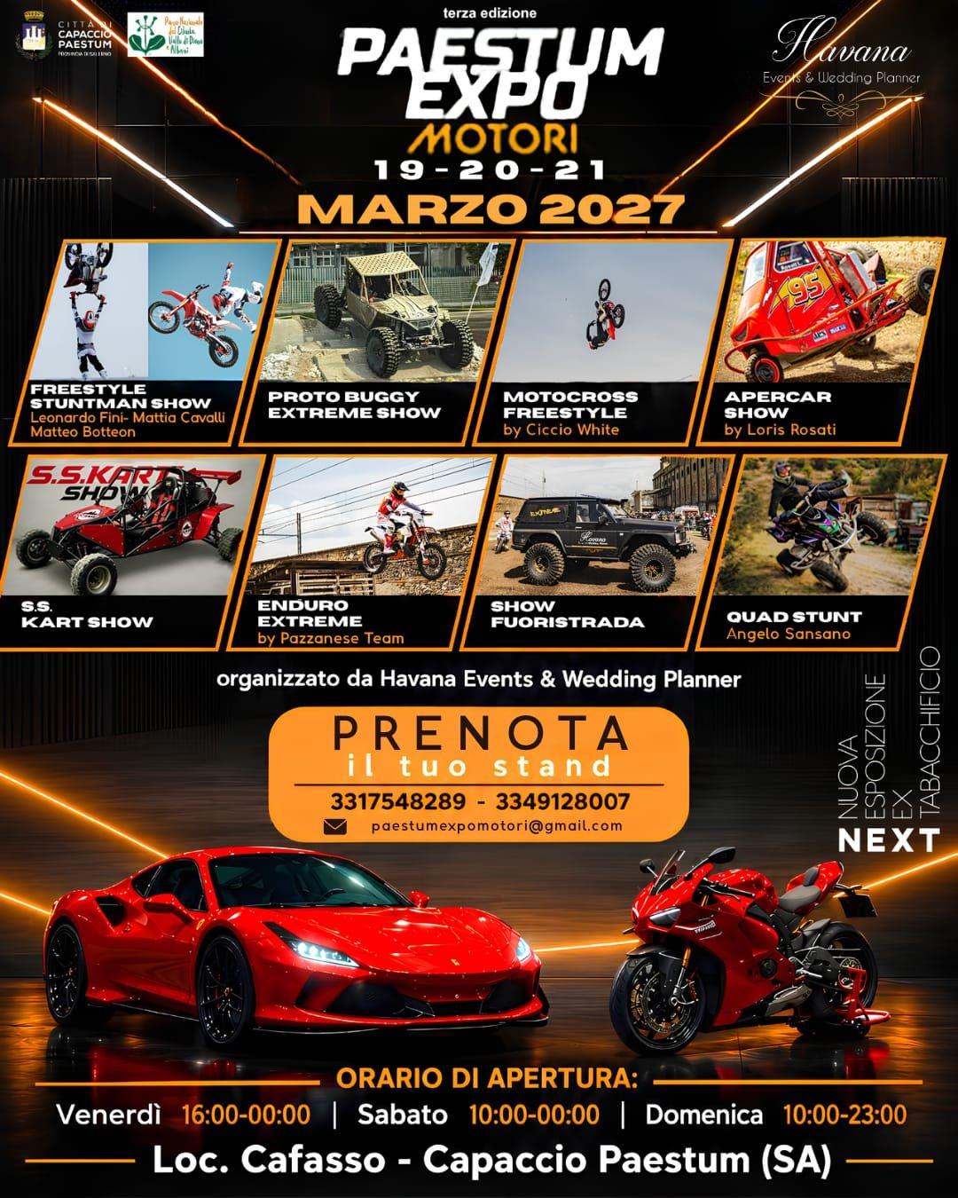 Abbonamento Paestum Expo Motori 2027