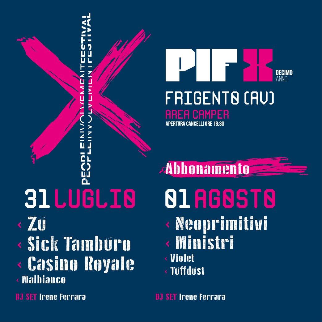 Abbonamento PIF 2026 - People Involvement Festival