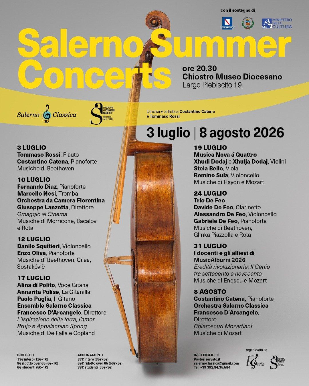 Abbonamento Salerno Summer Concerts