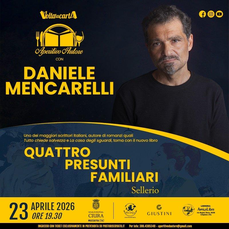 Aperitivo d'Autore con Daniele Mencarelli