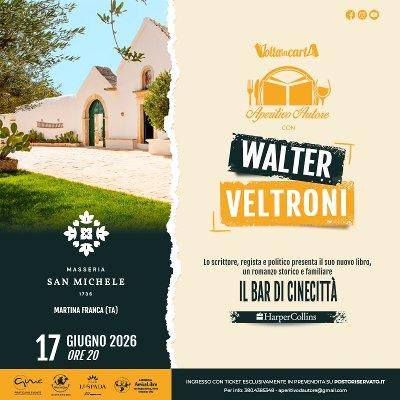 Aperitivo d’Autore con Walter Veltroni