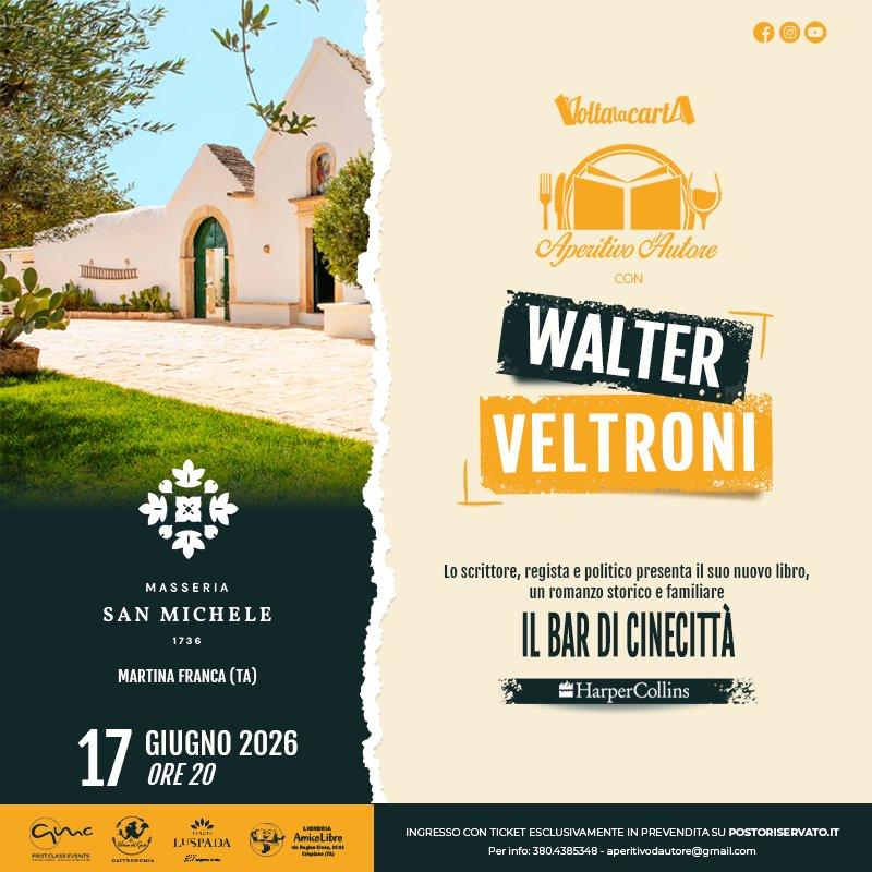 Aperitivo d’Autore con Walter Veltroni