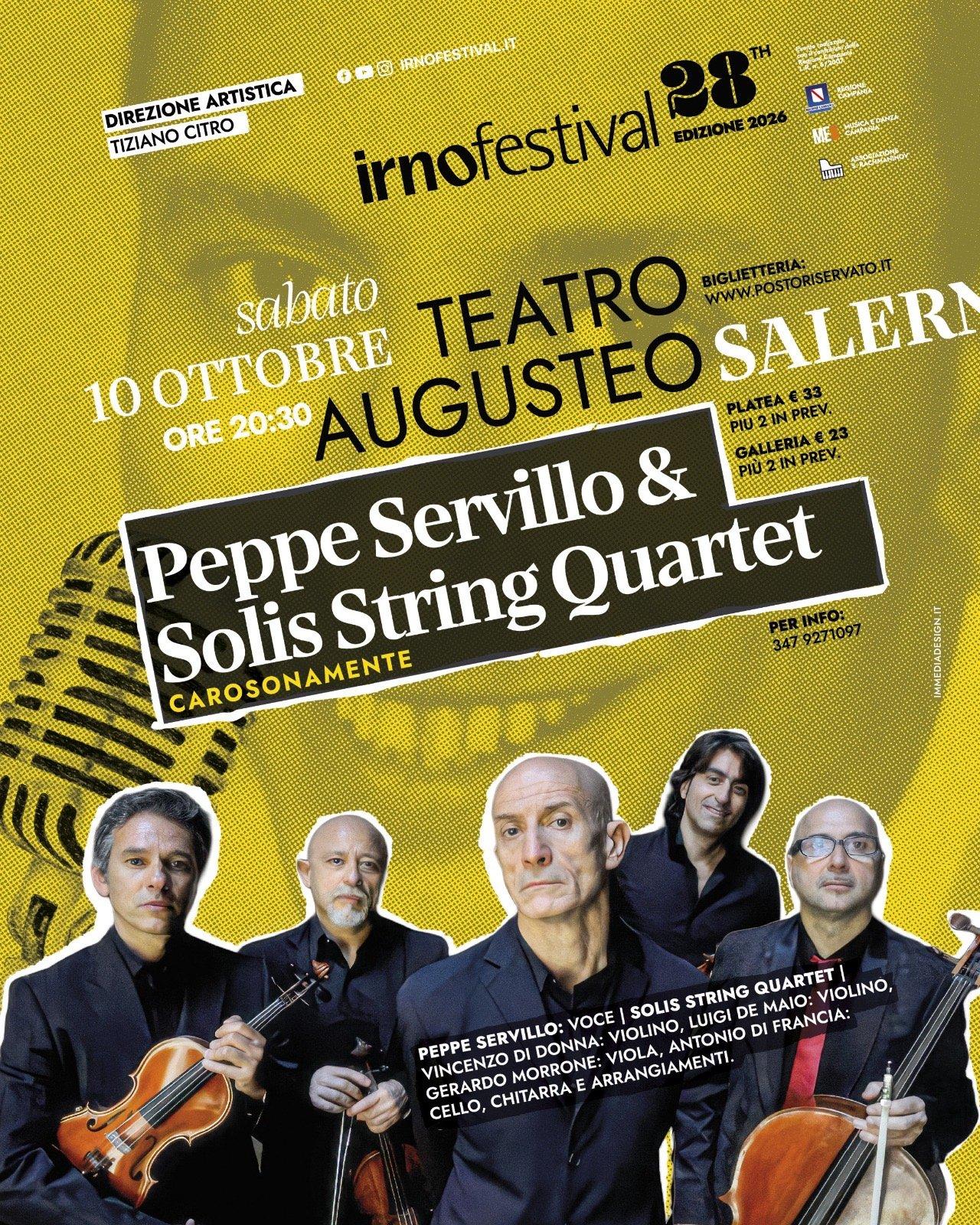 Carosonamente - Peppe Servillo & Solis String Quartet