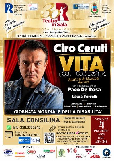 Ciro Ceruti - Vita da Attore