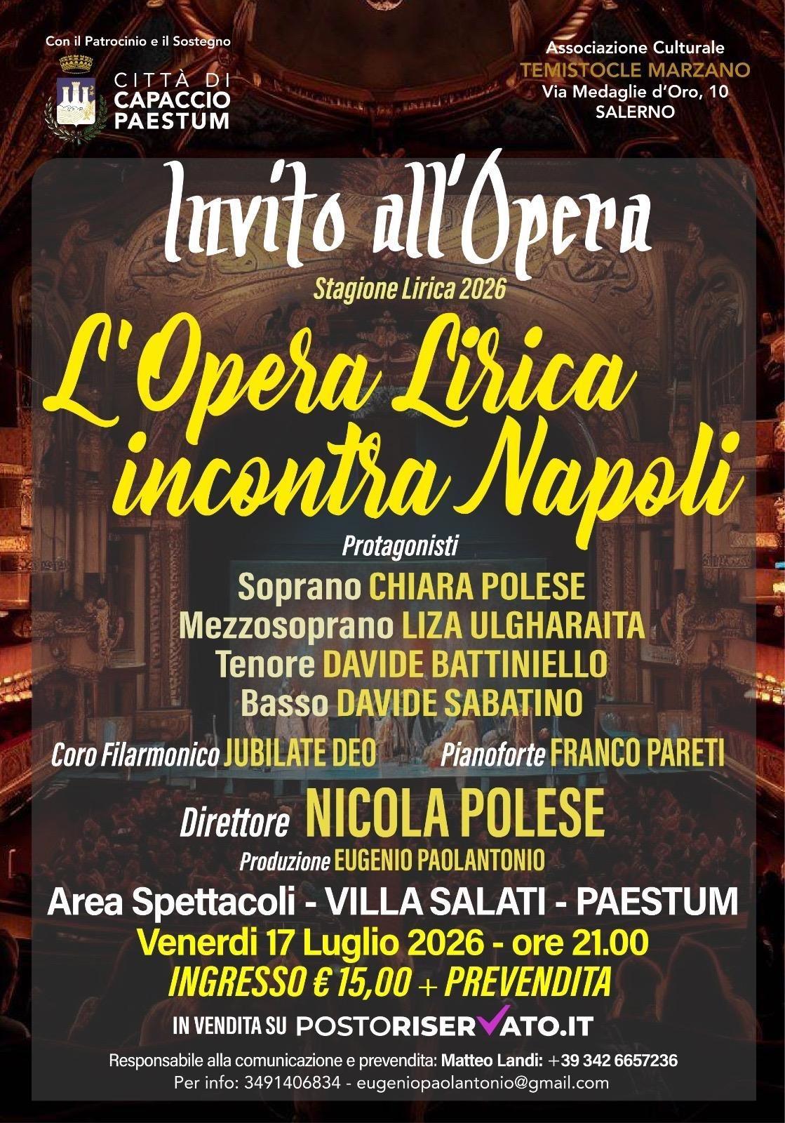 L'opera Lirica incontra Napoli