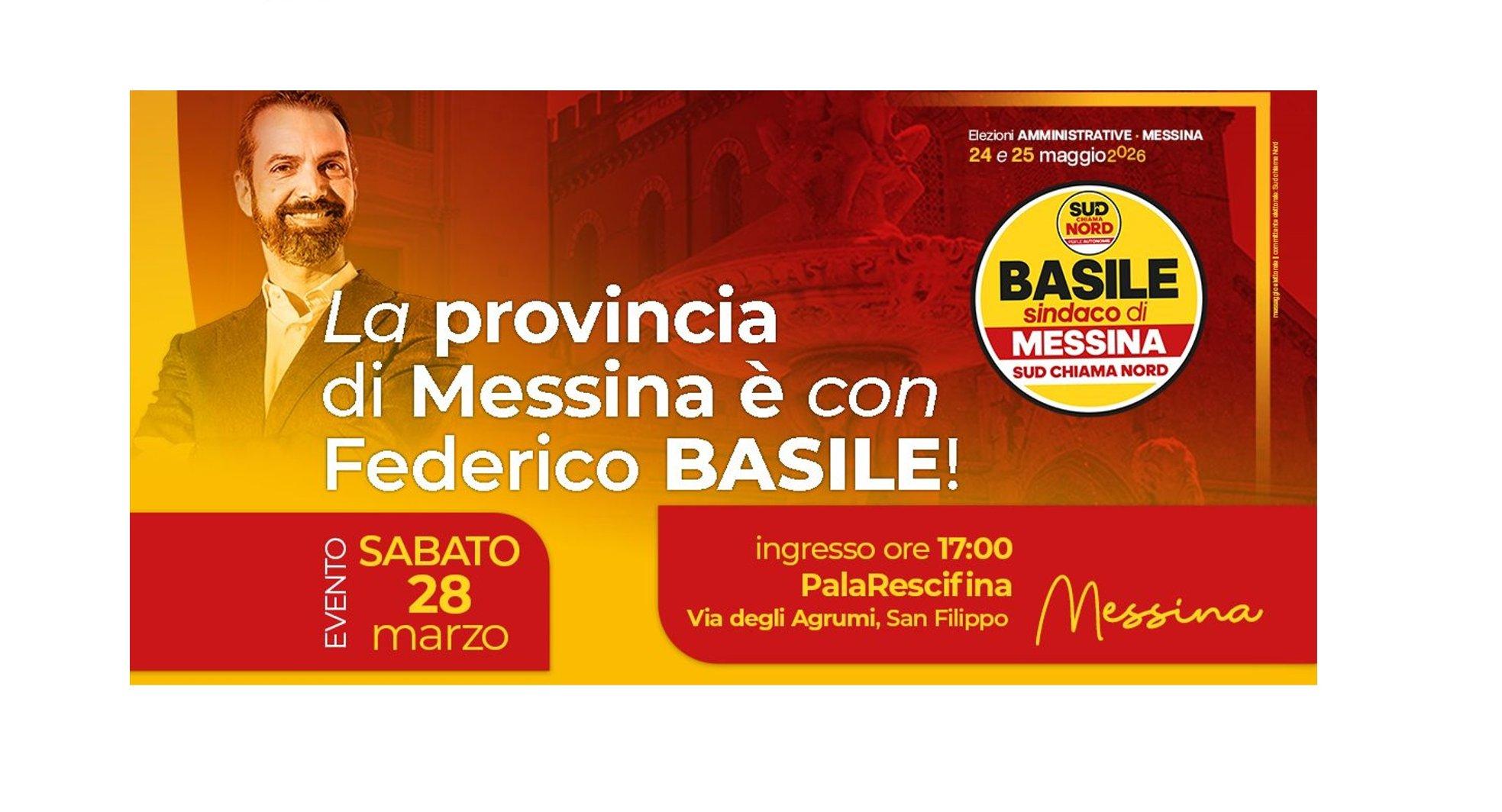 La provincia di Messina è con Federico Basile
