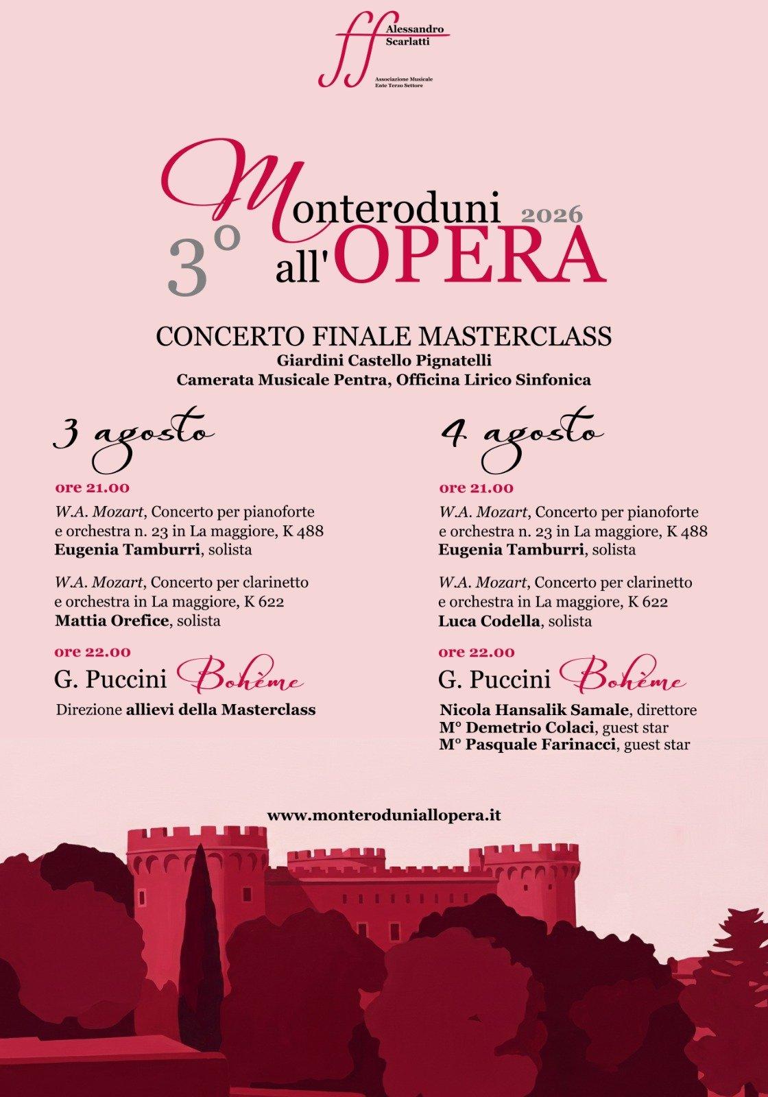 Monteroduni all'opera 2026 - III edizione