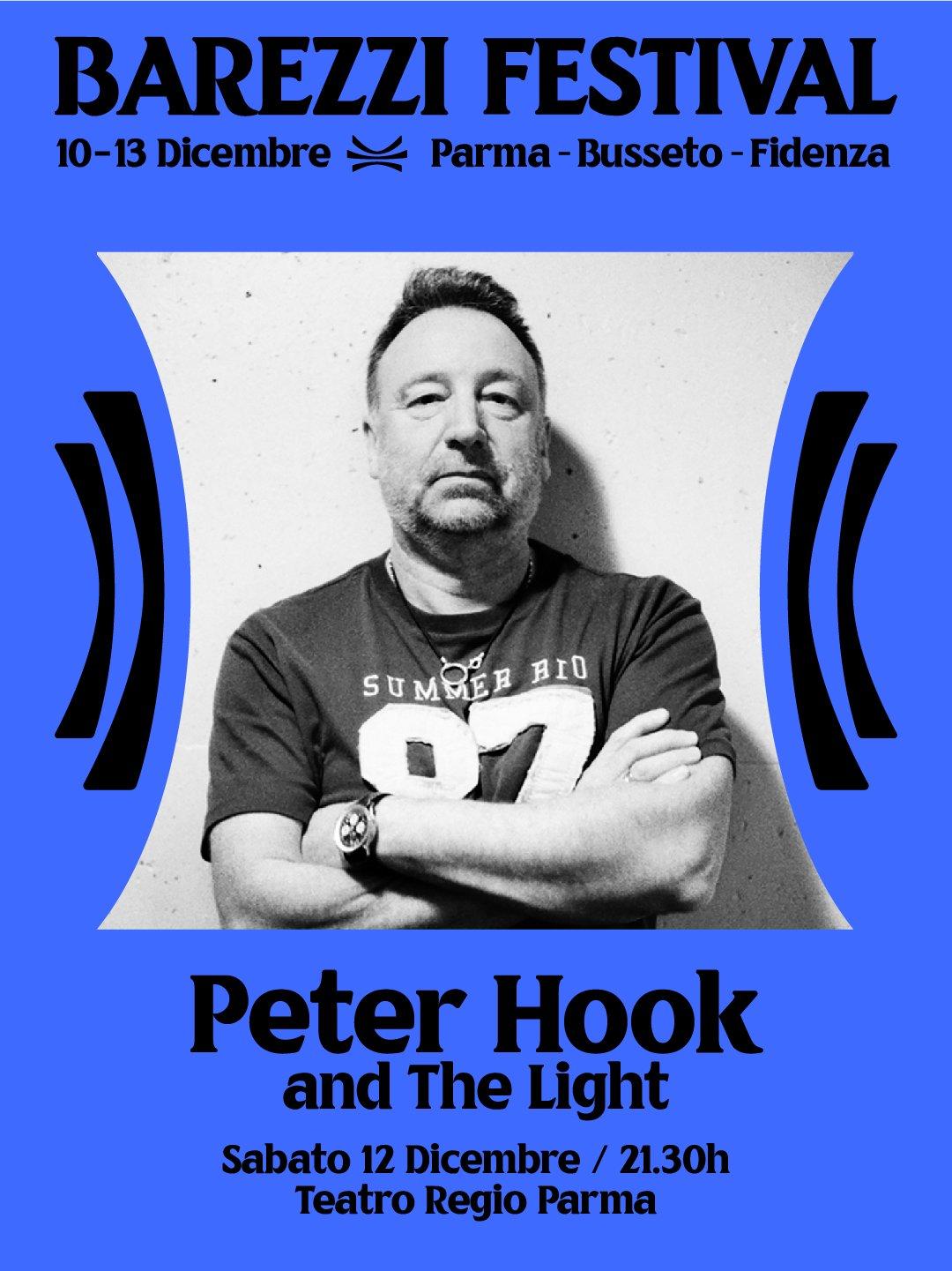 Peter Hook and The Light | Unica data italiana 