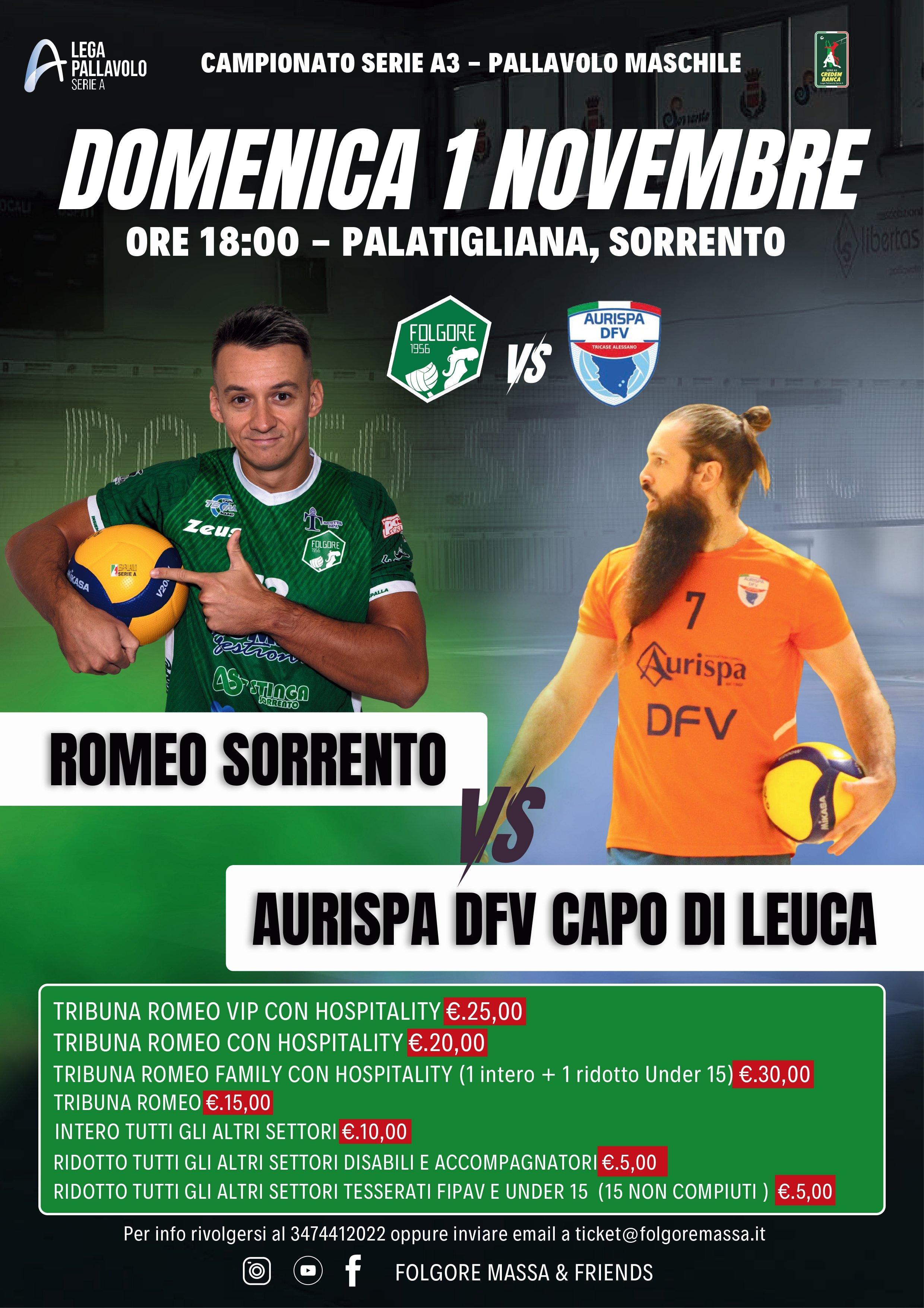 Romeo Sorrento - Aurispa DFV Capo di Leuca