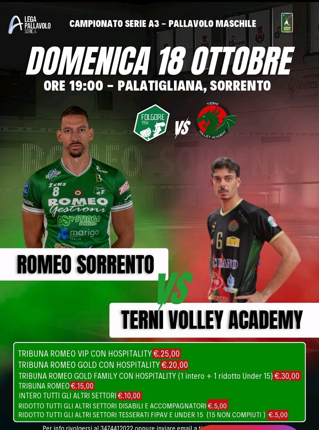 Romeo Sorrento - Terni Volley Academy