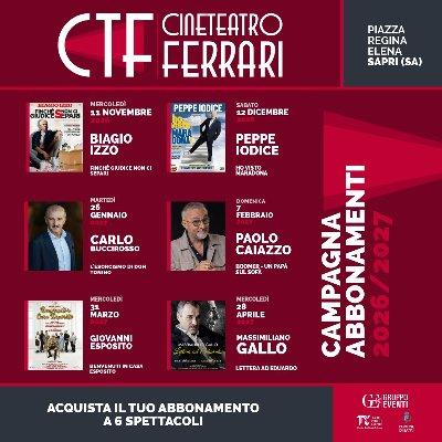Stagione Teatrale CineTeatro Ferrari 2026-27