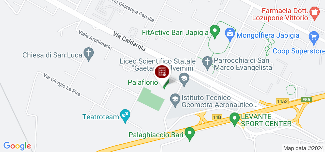Palaflorio Bari. Viale Archimede Bari